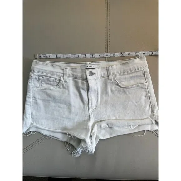 Stretchy Off White J Brand Denim Shorts - Picture 4 of 7